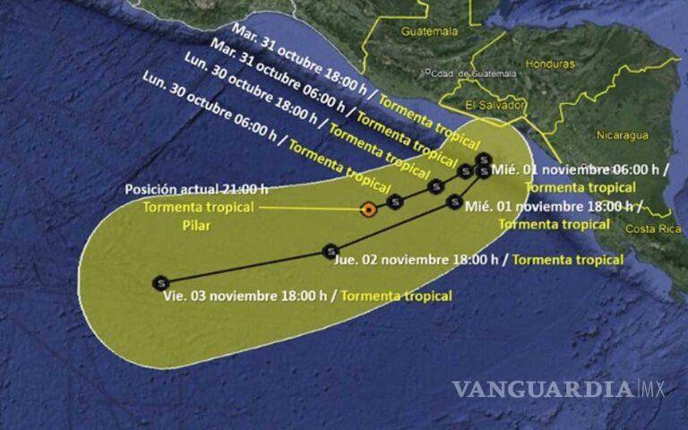 $!Tormenta tropical Pilar generará lluvias intensas en sureste de México