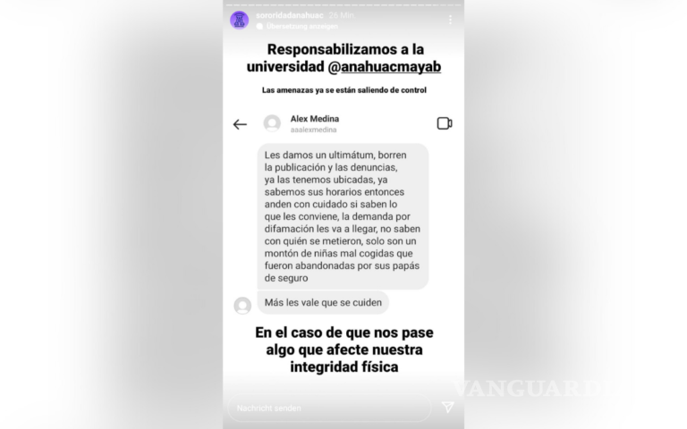 $!Mérida: Denuncian chat de Telegram donde compartían contenido íntimo de estudiantes de la Universidad Anáhuac