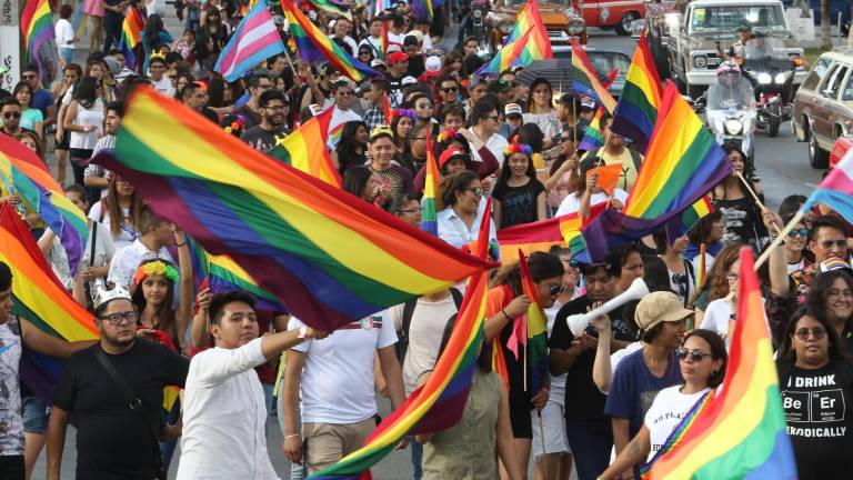 $!La foto corresponde a la Marcha de la Diversidad Sexual , ocurrida en Saltillo en junio del 2018. A pesar de que la comunidad LGBT se vuelve cada vez más presente en demostraciones públicas, aún sufren discriminación laboral, entre otras problemáticas.