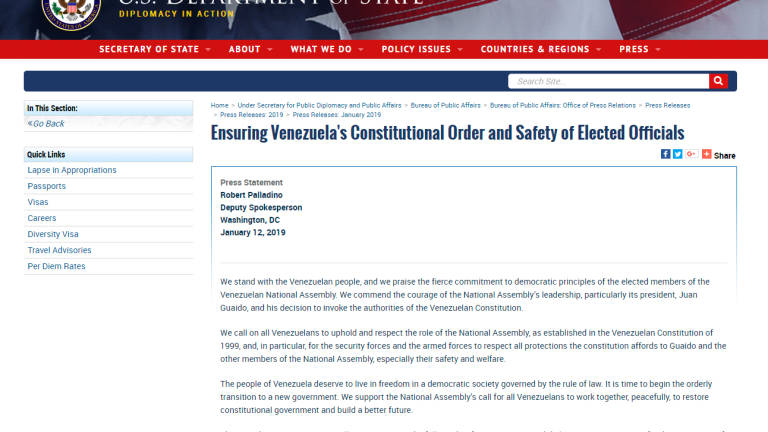 $!EU reitera su apoyo por un cambio de gobierno en Venezuela
