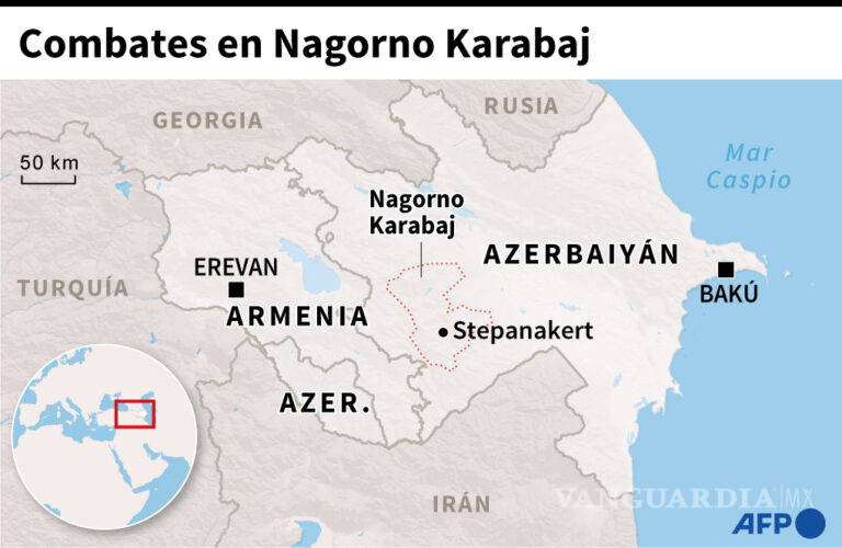 $!Estalla guerra entre Azerbaiyán y Armenia, las razones