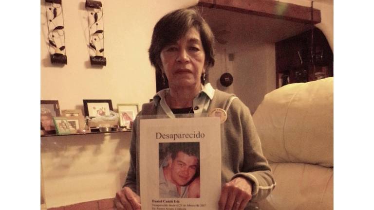 $!Diana Iris García, de FUNDEC-FUNDEM, busca a su hijo Daniel Cantú, desaparecido desde hace 15 años.