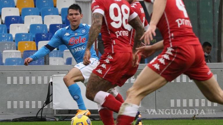 'Chucky' Lozano vuelve a marcar golazo en goleada del Napoli