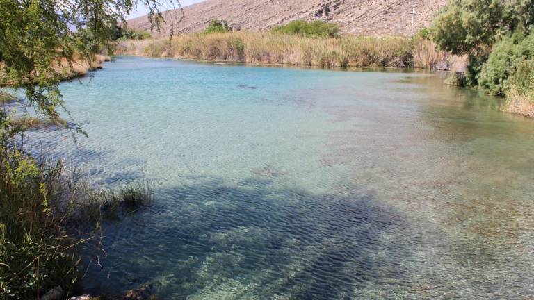 $!La Becerra, manantial principal del ecosistema y que fue un balneario para turistas y habitantes, está cerrado al público.