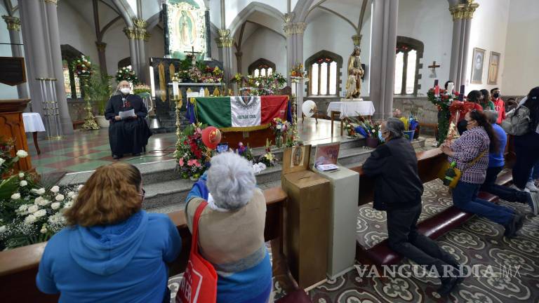 Participan al menos 2 mil saltillenses en peregrinación obrera al Santuario de Guadalupe