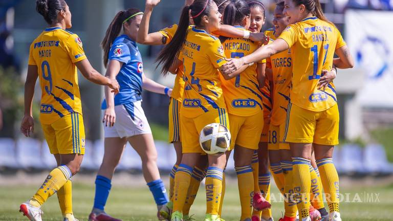 ¡Imparables! Tigres golea a Cruz Azul en cuartos de final en Liga Mx Femenil