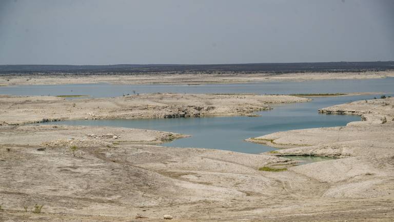$!﻿La sequía progresiva amenaza con desecar cada vez más la presa binacional catalogada como la mayor en Coahuila.