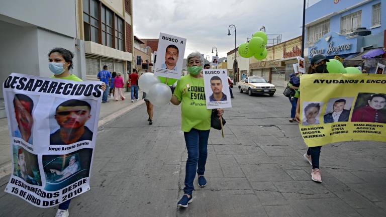 $!En Coahuila existen ocho colectivos de familiares de desaparecidos que buscan a las víctimas y realizan acciones de protesta para reclamar la localización de sus hijos, hijas, esposos.