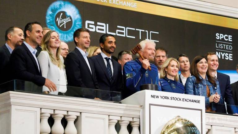 Virgin Galactic es la primera firma de turismo espacial que cotiza en bolsa