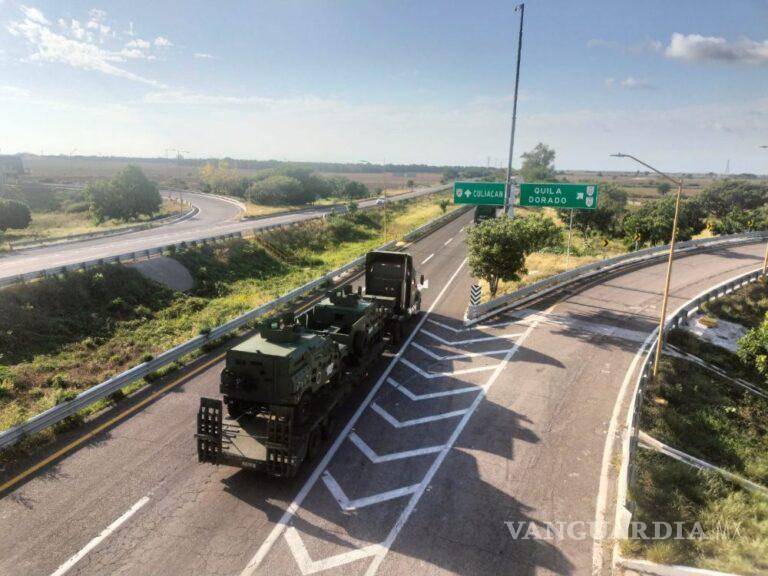 $!Sedena lleva sus ‘Ocelotl’ a Sinaloa, así son los vehículos de guerra con los que patrullará