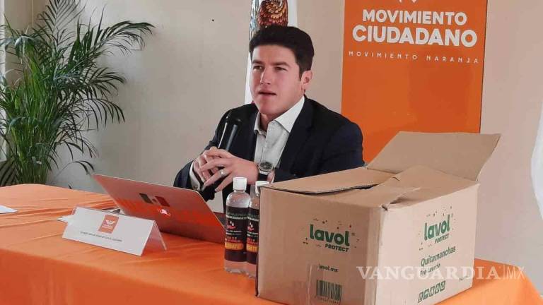 Madruga por candidatura: Samuel García se registra a la gubernatura de NL por Movimiento Ciudadano