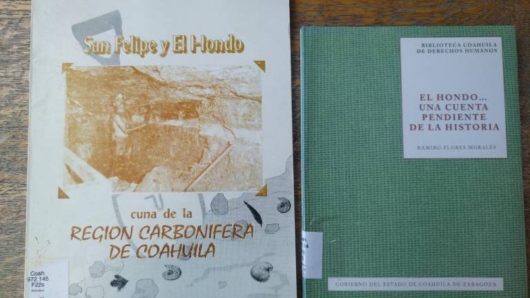 $!Los libros del cronista Ramiro Flores es el poco material bibliográfico que existe sobre el mineral El Hondo.