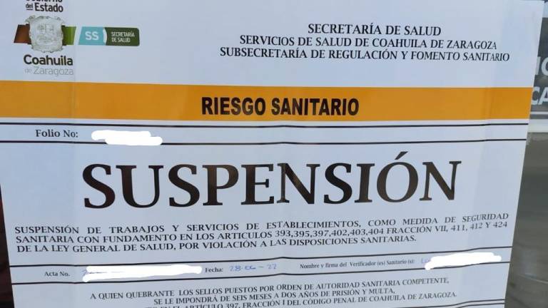 $!De acuerdo con la información proporcionadas por la SSA, almenos en los últimos 7 años se han aplicado 38 sanciones acentros de rehabilitación radicados en Saltillo y Torreón.