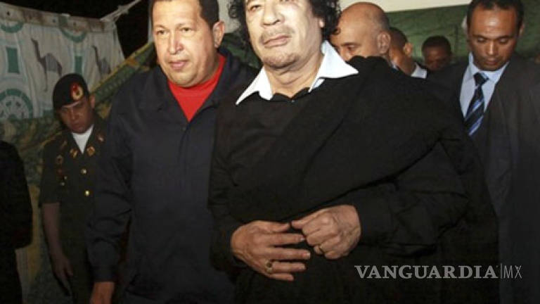 Para los chavistas, &quot;Trípoli está en paz y apoya a Gadafi&quot;
