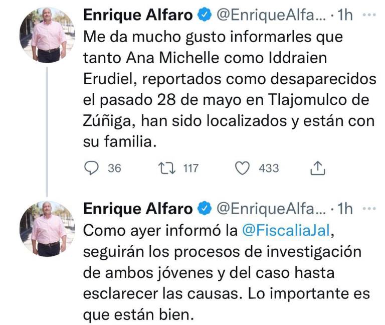 $!Encuentran con vida a Ana Michelle y a su novio, después de ser secuestrados en Guadalajara