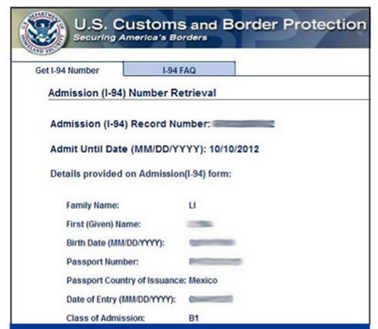 $!El Formulario I-94 es un documento que se expide al viajar y garantiza la estadía autorizada a un país, y se muestra en el sello de admisión del mismo