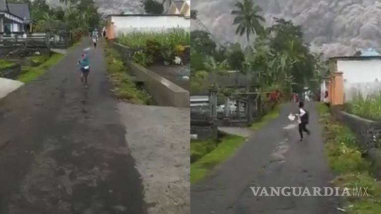 Erupción de volcán Semeru obliga a miles de personas a huir en Indonesia