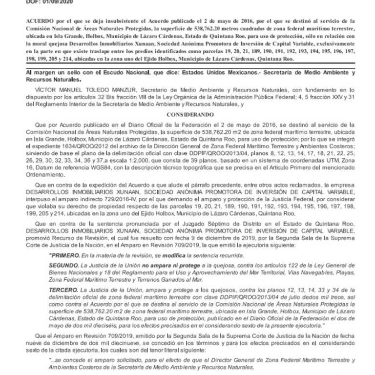 $!Empresa donde trabaja Carolyn Adams, nuera de AMLO, beneficiada con cesión de terrenos en Holbox
