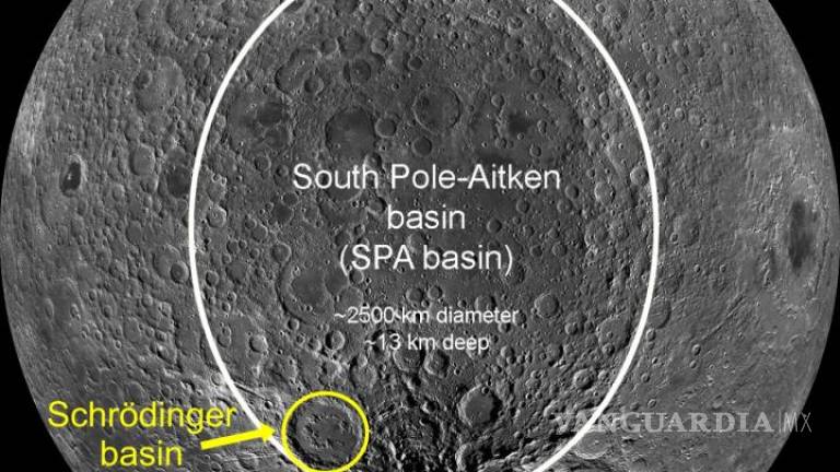 Nuevo mapa del polo sur de la Luna servirá para misiones de exploración