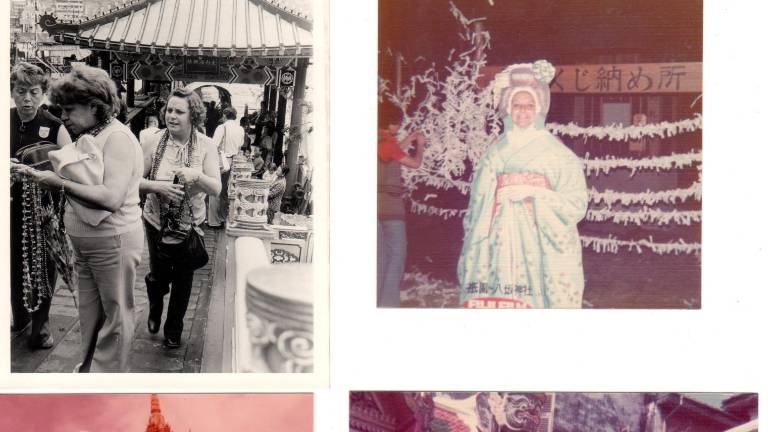 $!Amiguera y viajera, son dos cualidades que siempre ha tenido La Tía Coco. La aventura la llegó a países como Brasil, Grecia, Hong Kong, Cuba, Egipto o Perú.