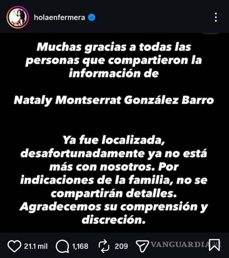 $!Encuentran sin vida a Nataly Montserrat, prima de la esposa de Capi Pérez; FGE de Quintana Roo investiga