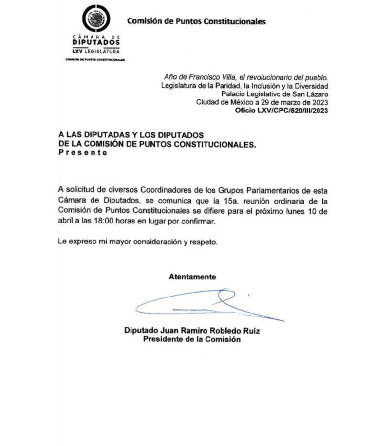 $!Posponen legisladores sesión en la que aprobarían limitar al TEPJF