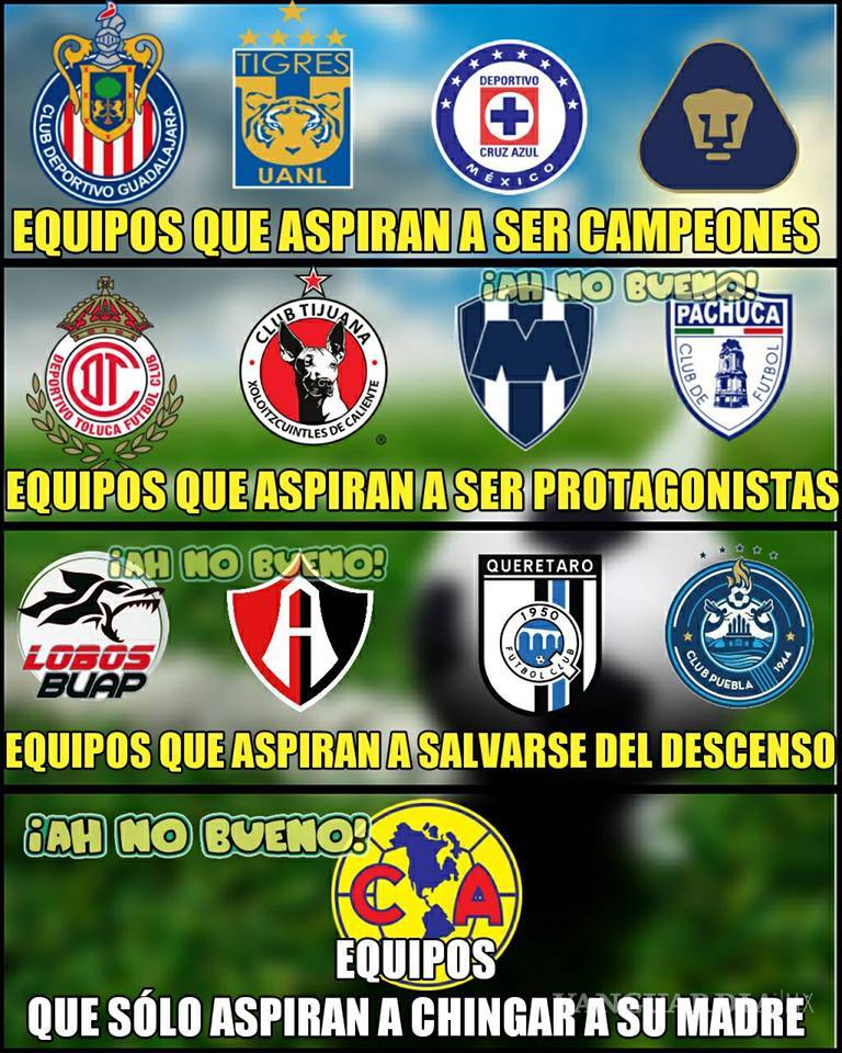 $!América acapara los memes de la Jornada 1 de la Liga MX