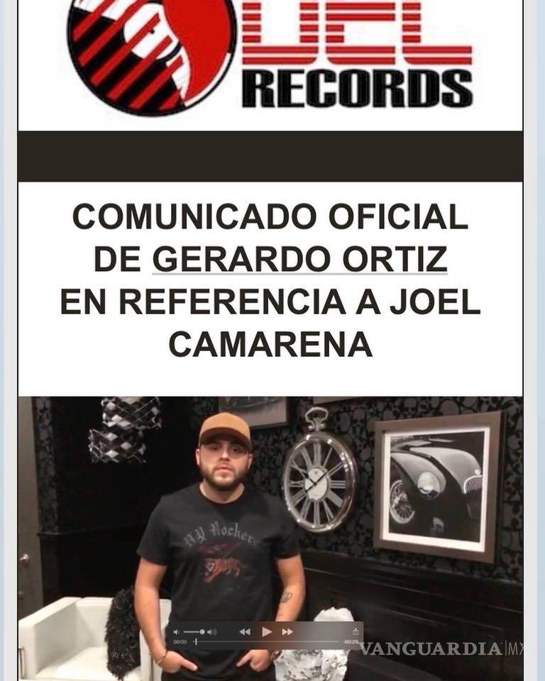 $!“Dejo que las autoridades hagan su trabajo”: Gerardo Ortiz sobre detención de representante por posible lavado de dinero