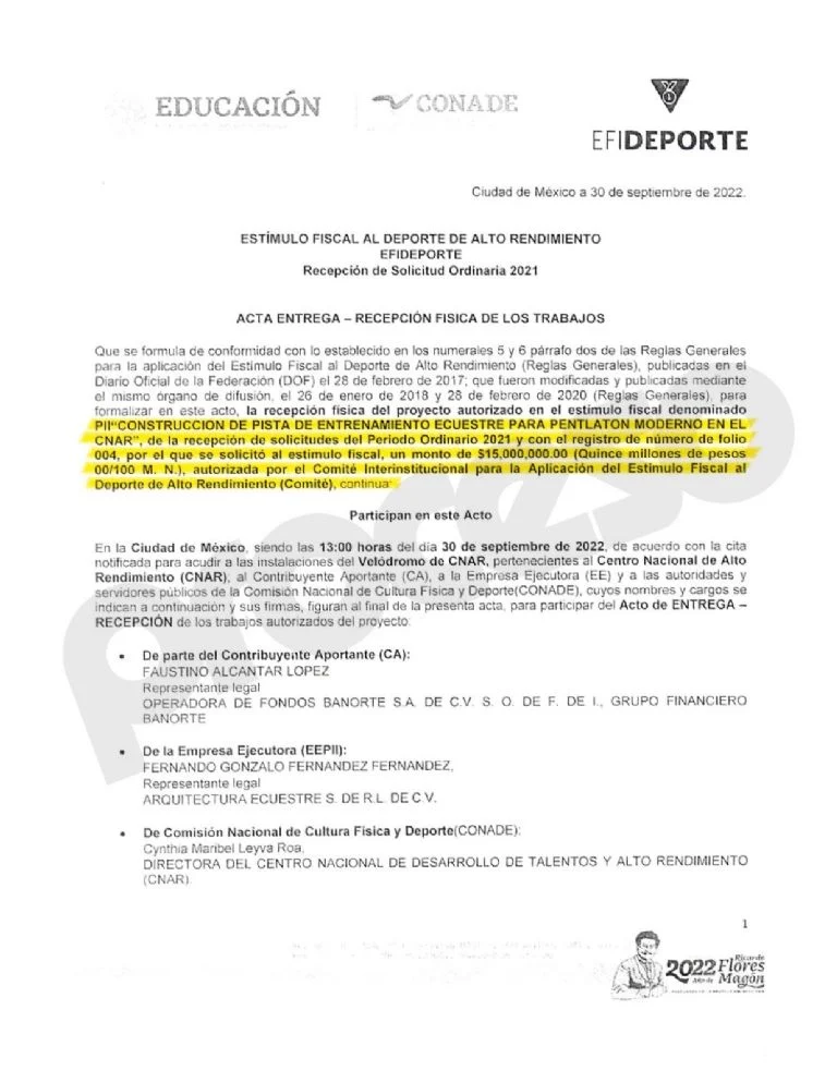 $!La pista fantasma: Banorte y la Conade, bajo la dirección de Ana Guevara, estafan al SAT con proyecto inexistente