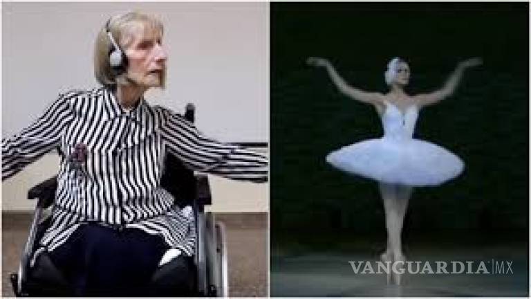 Marta, bailarina con Alzheimer escucha el Lago de los Cisnes y su reacción enternece a usuarios