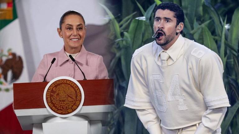 La presidenta Claudia Sheinbaum elogió el mensaje de amor y unidad atribuido a Bad Bunny durante el Super Bowl 2026, mientras Donald Trump criticó duramente el espectáculo