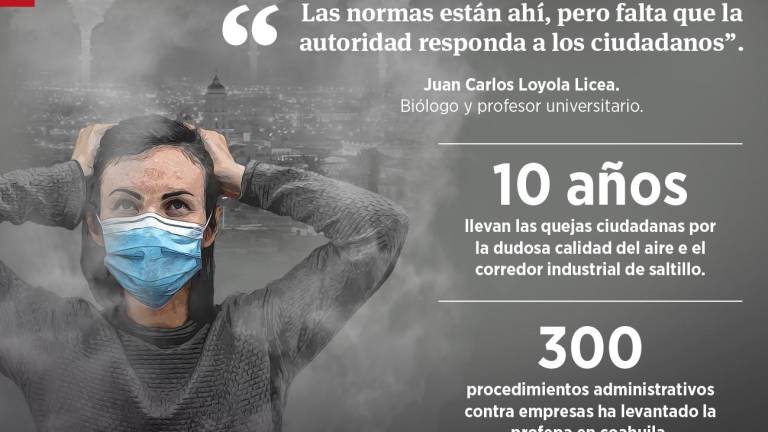 $!Empresas contaminan el aire de Saltillo, ¿qué harías si respiraras partículas que afectan tu salud?