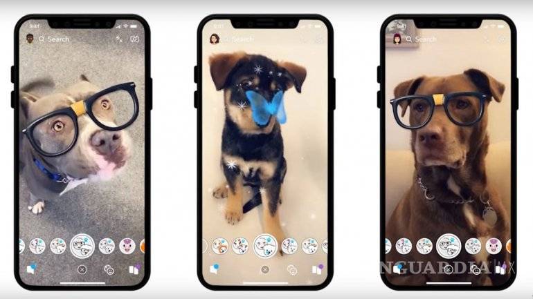 $!¡Para todos los perrhijos! Snapchat lanza filtros para las mascotas
