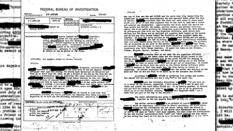 $!Hitler fingió su muerte; revelan documentos clasificados del FBI