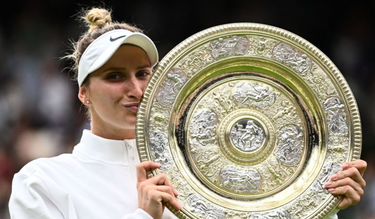 $!Marketa Vondrousova, la joven checa que conquistó Wimbledon.