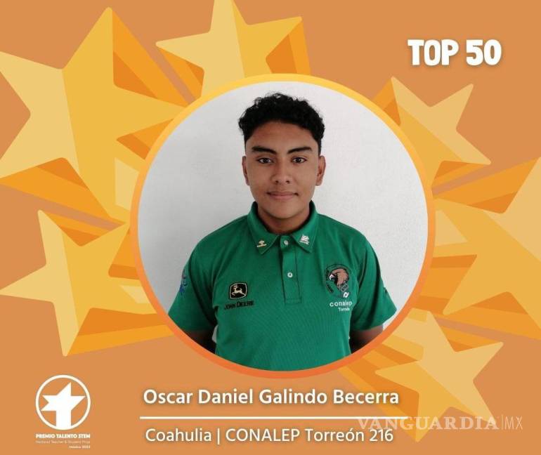 $!Óscar Daniel Galindo, de la Unidad Laguna, destaca entre los mejores a nivel nacional.