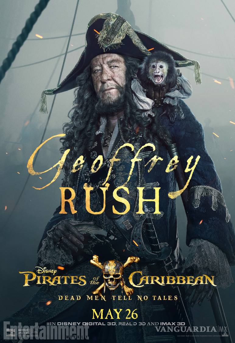 $!Aparecen nuevos posters de Piratas del Caribe 5