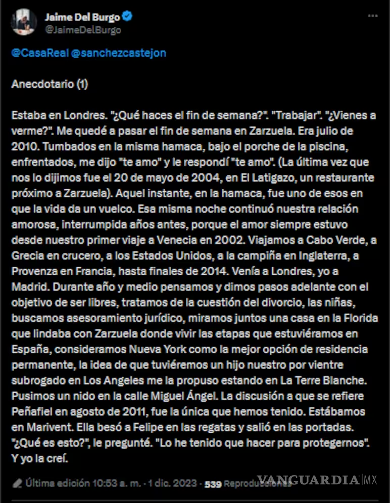 $!Escándalo ‘Real’, Reina Letizia de España habría sido infiel con su excuñado
