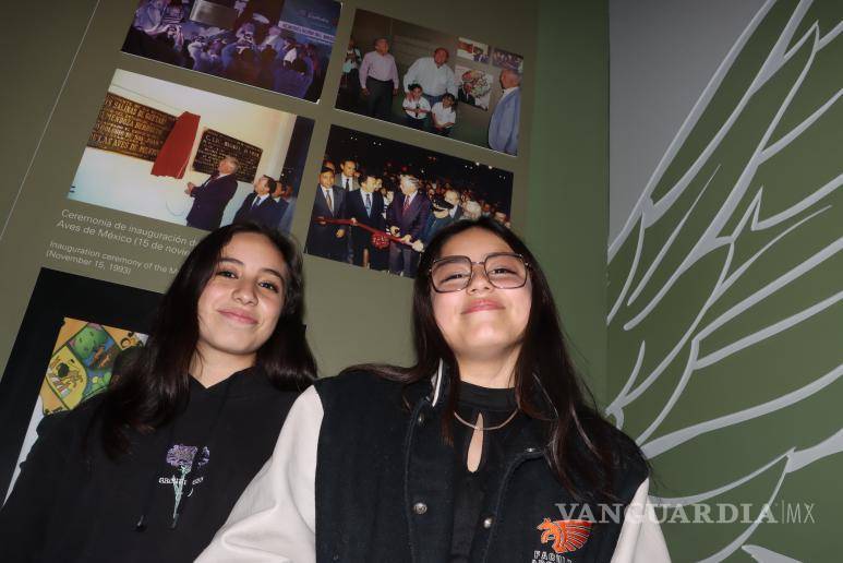 $!María y Corazón Dávila Lara tienen 14 años, estudian en la secundaria Margarita Maza de Juárez y son guías desde hace siete años.