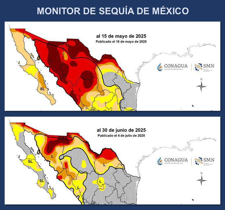 $!Las lluvias recientes no han sido suficientes para erradicar la sequía en todo el estado.