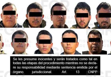 17 presuntos miembros del crimen organizado son vinculados, en Nuevo León