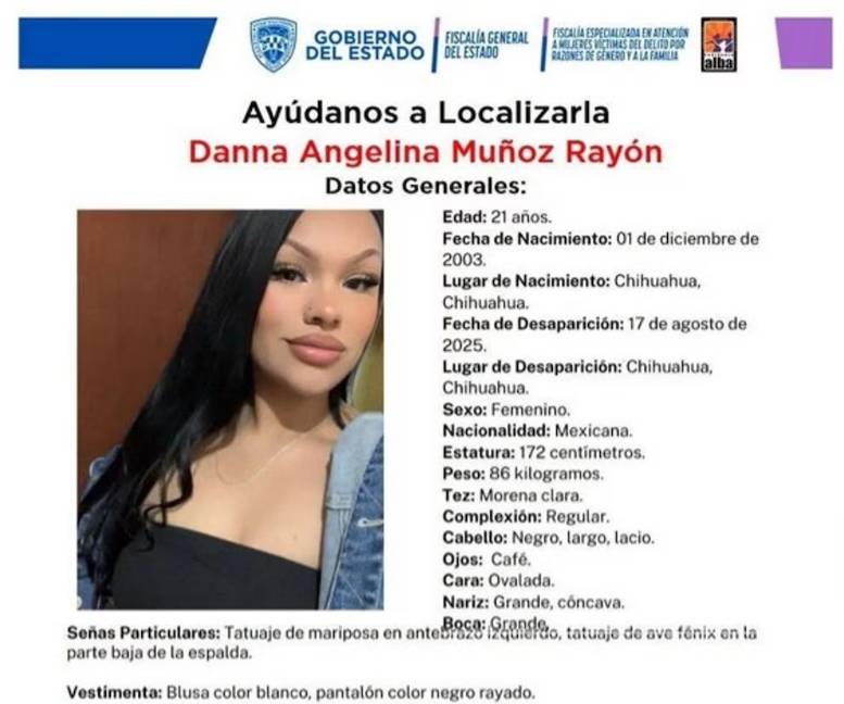 $!‘Entre y busque en la parte de atrás’: Mensajes anónimos revelan el paradero de Danna, víctima de feminicidio