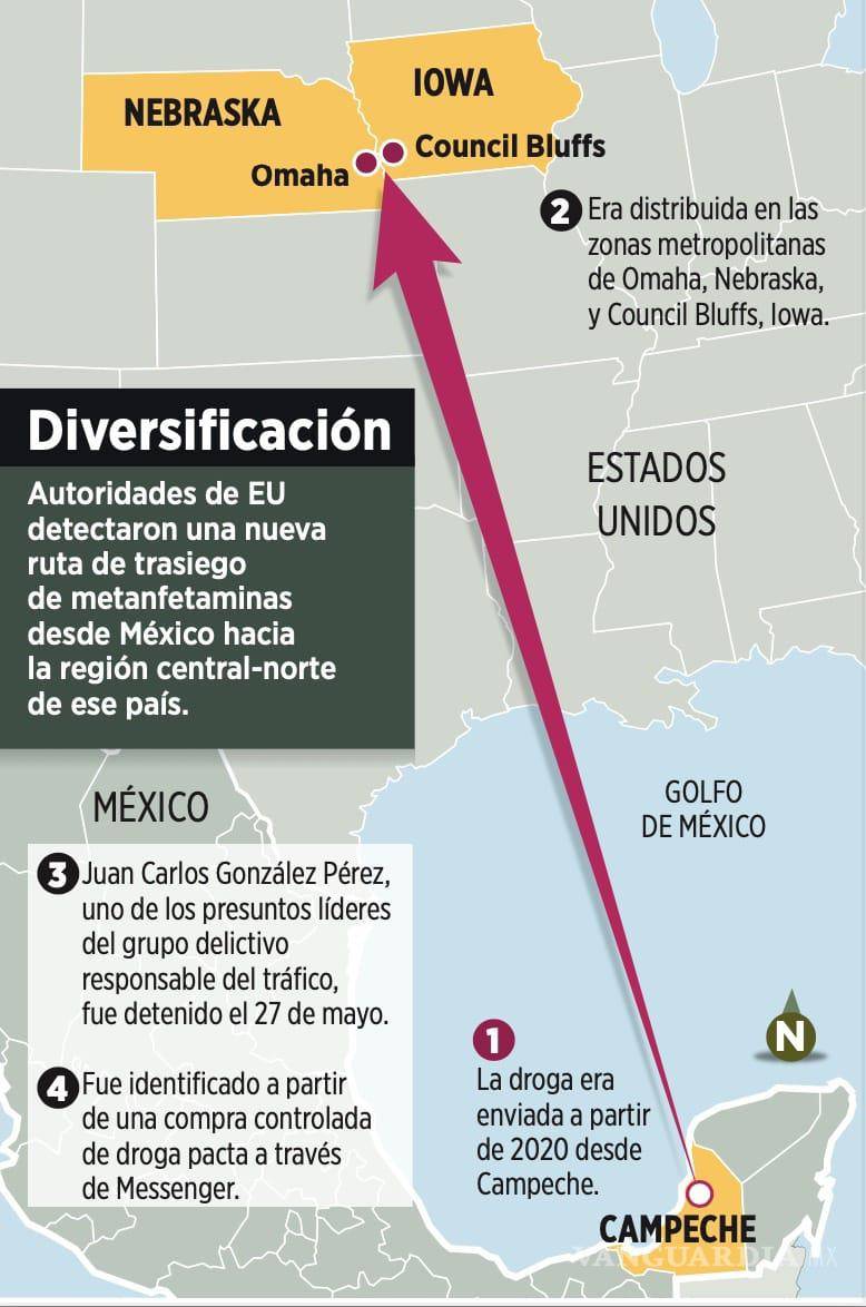 $!Detiene Interpol en Campeche a presunto líder de red que traficaba metanfetamina a EU