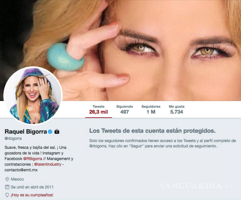 $!Raquel Bigorra restringe su twitter tras acusaciones de Bisogno