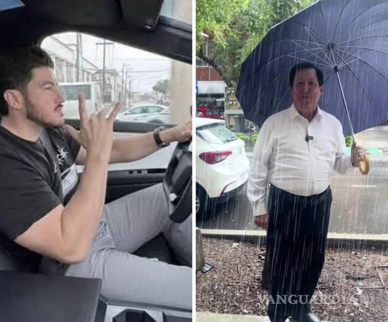 $!El Tal Samuel a bordo de su troca Tesla, mientras miles de usuarios del transporte urbano sufren las de Caín.