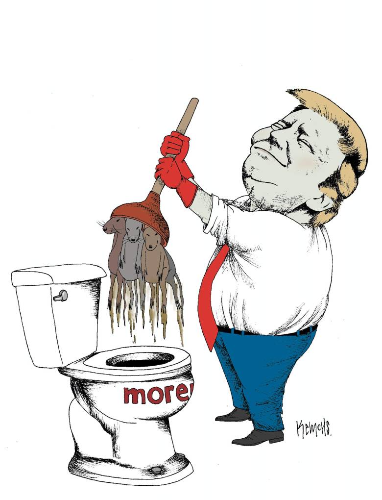 Trump, destapando cañerías en México