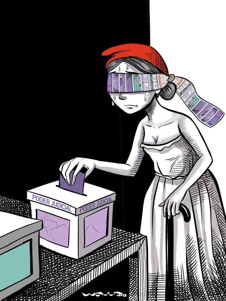 Elección judicial: Voto a ciegas