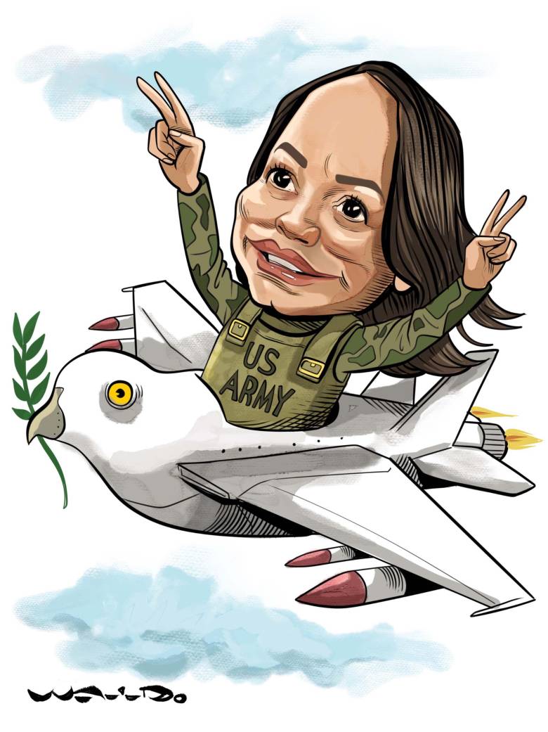 María Corina, pacifista