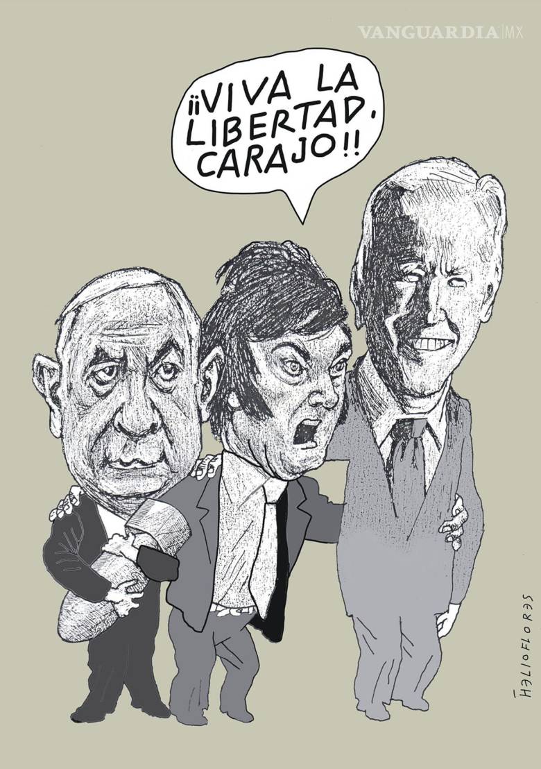 Netanyahu, Milei y Biden, tres alegres compadres