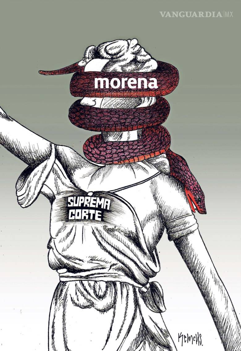 Suprema Cortes: Ciega, muda y ahorcada